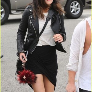 Topshop leather jacket